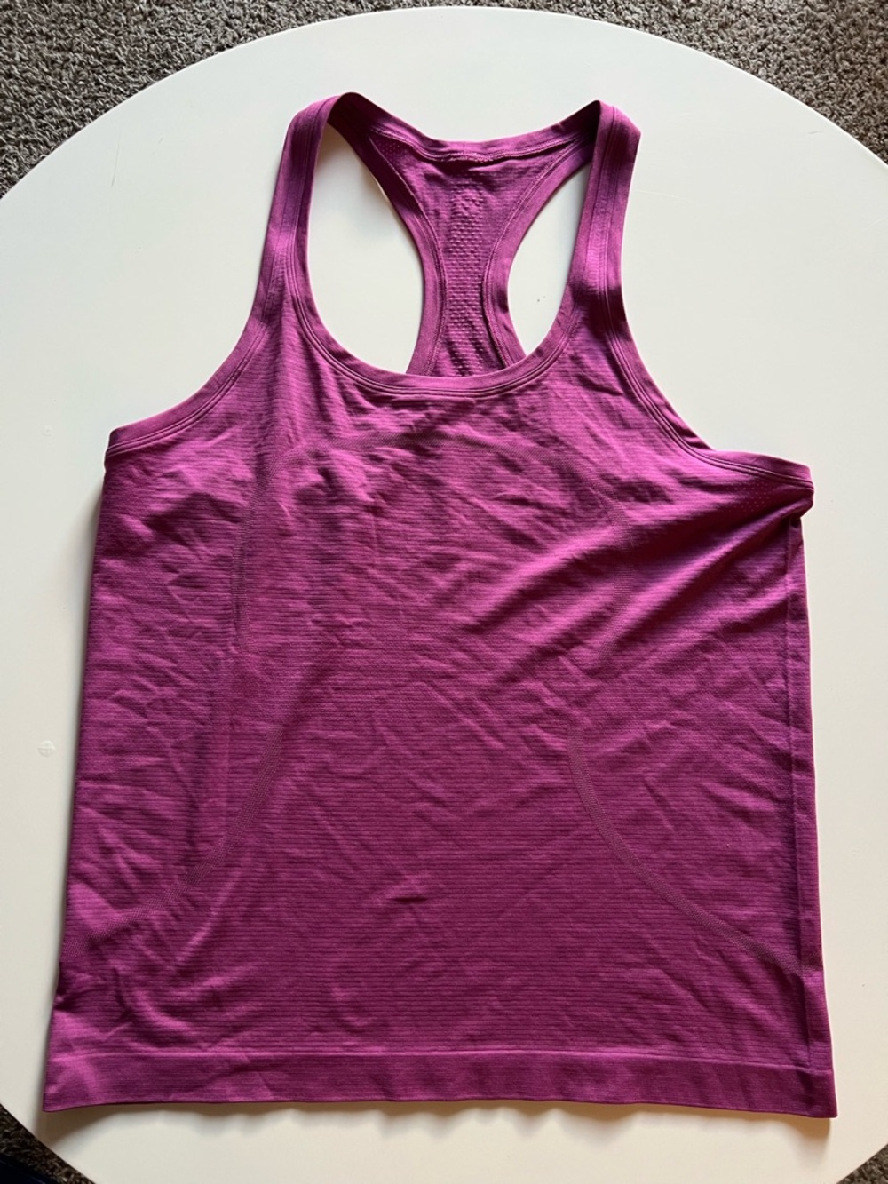 Lululemon Women's Racerback Tank Top in Magenta Size 12